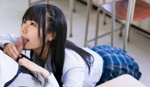 Legal teen Japanese finishes her exam with a doggystyle with her teacher