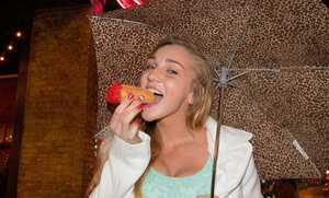 Amateur, Blond, Unter freiem Himmel