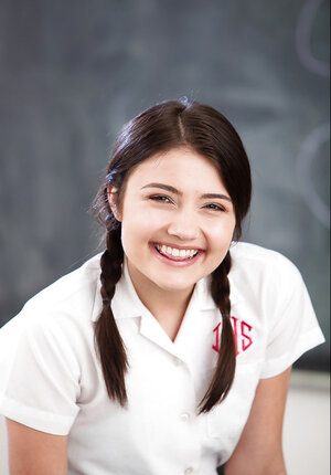 It actually is safe to say that pigtailed coed isn't interested in history