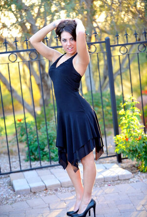 Chick in black can't keep her real whore nature inside and it comes out