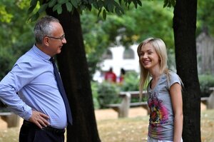 Européennes, Blondes, Dehors, Habillé