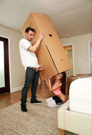 Pumped up Oriental needs her slender body to get fucked by a BWC