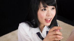 Yui Kawagoe shows her tight butt and looks cute as fuck too