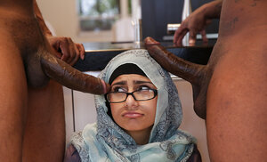 Occhiali, Trio, Grosso cazzo, Coperta, Interrazziale