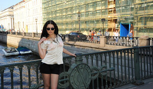 Amateur, Shorts, Novias, Lengua, Gafas, Vestida