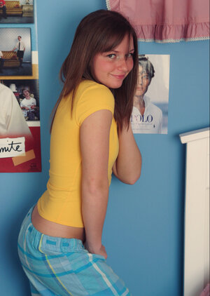 Slutty teen strips and plus turns out to have a large bubble tooshie