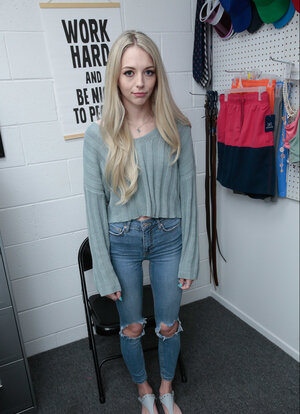 Rubias, Pantalón vaquero, Oficina, Vestida