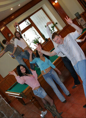 College, Brune, Party, Orgia, Jeans, Stivali, Coperta