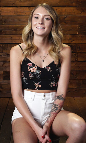 Charlotte Sins gets pegged down up and toyed to orgasm in the dungeon