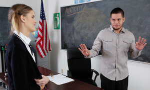 Universitarias, Rubias, Uniforme, Vestida
