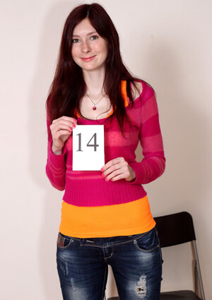 Amateur, Pelirrojas, Pantalón vaquero, Vestida