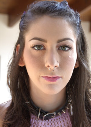 Mazzaratie Monica spreads her buttcheeks in a individual action