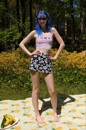 Giovanissime, Dilettanti, All’aperto, Occhiali, Coperta