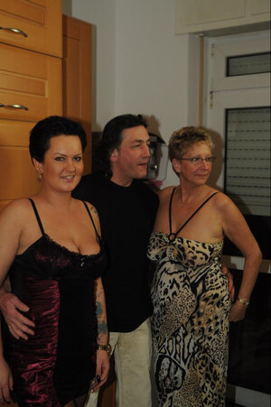 German dames with hot bodies treat this lucky mofo to hard sex