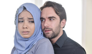 Hijab gal with an athletic body is going to enjoy dick