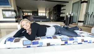 Skylar Cost spreading her legs showing off her huge Sexually available mom ass