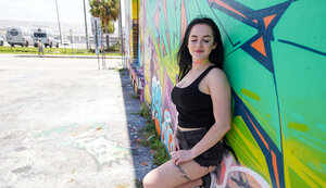 Macey Jade gives a hot fellatio and moreover takes a cumshot in her mouth