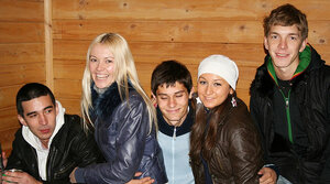 Mad real hardcore orgy in a cabin with a couple of cute Euro teen cuties