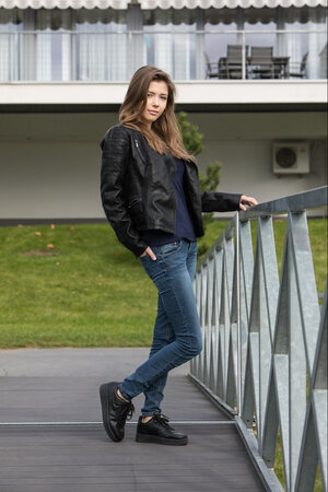 Europee, All’aperto, Jeans, Coperta