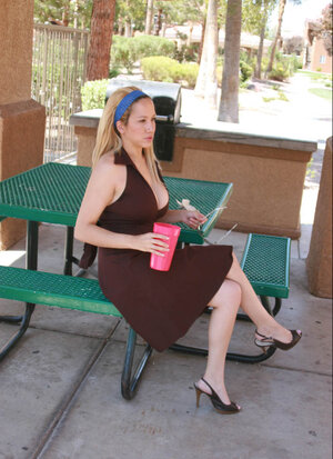 Her asshole hangs slightly open, as if ready to accept that purple pole