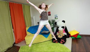 Jana Miartusova creampied hard by panda in pigtails