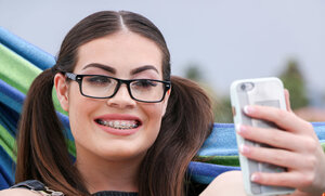 Veronica Vega looks incredible with her pink slit completely all slick