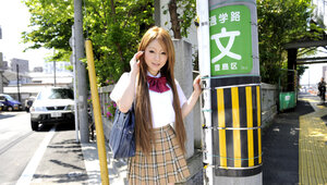 Asiatisch, Japanisch, Uniform, Unter Freiem Himmel, Röcke, Bekleidet
