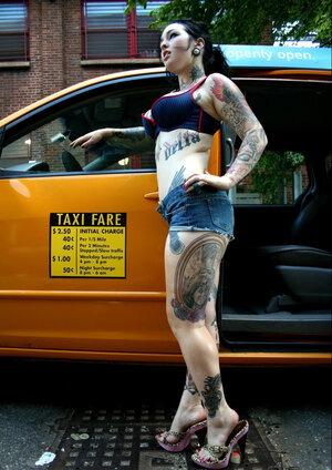 Lengua, Tatuajes, Tacones De Aguja